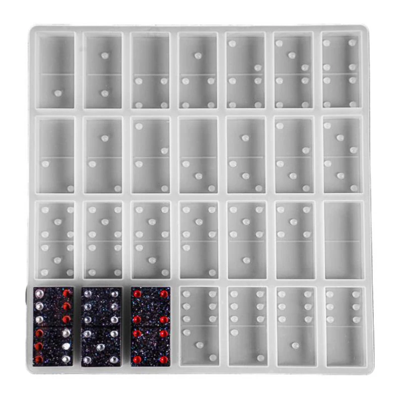 Double 15 Domino Mold