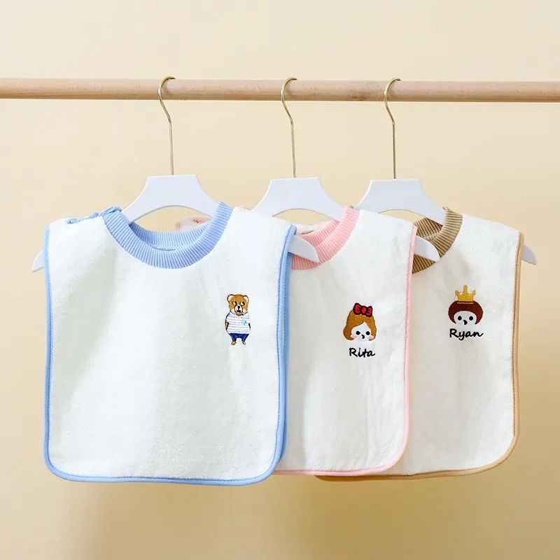 

Новое Детское полотенце для мытья с узором, детское полотенце-слюнявчик, Детский водонепроницаемый слюнявчик, детский слюнявчик, многофункциональный