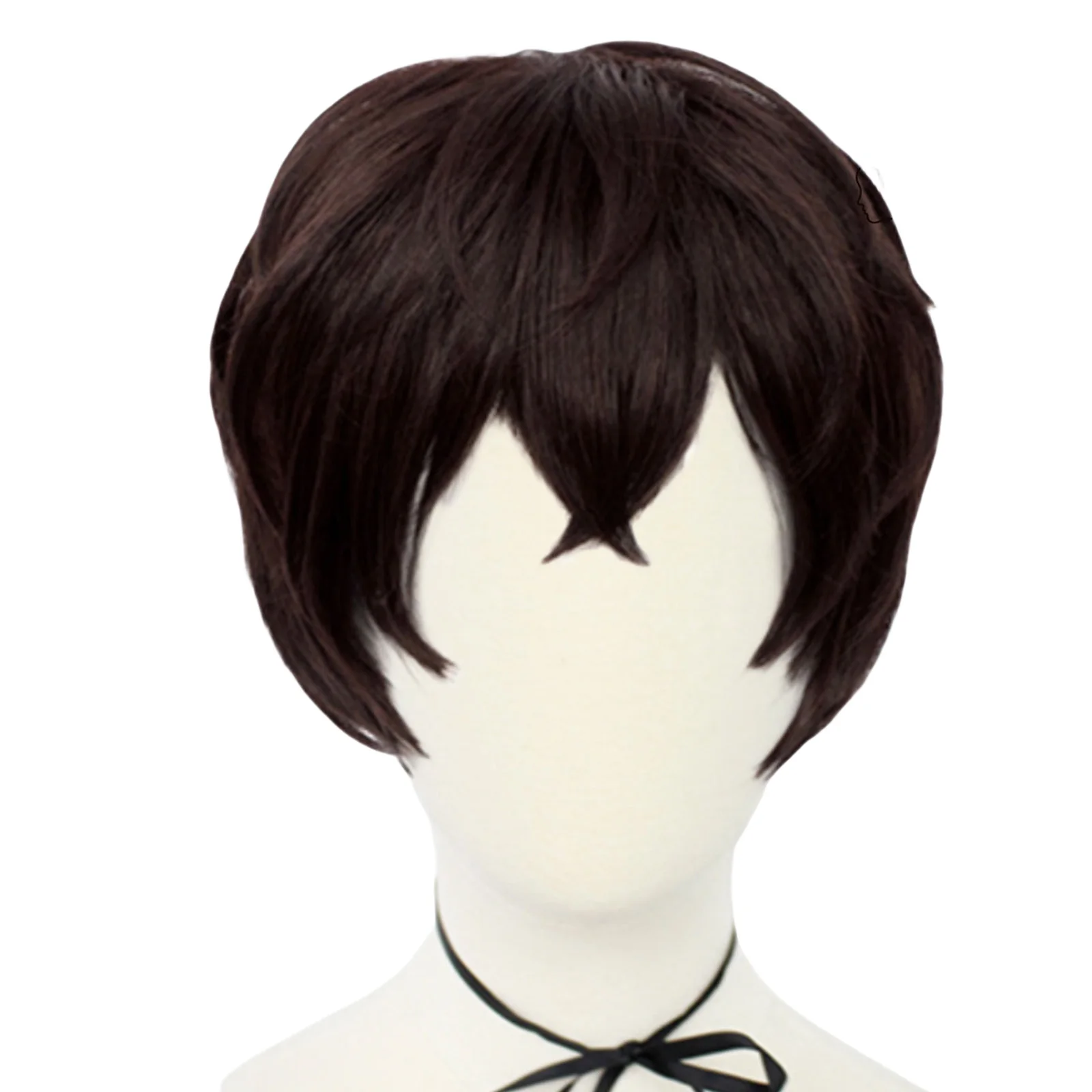 thumbnail image 1 of Disfraz de Anime Dazai Osamu para hombre, uniforme de Cosplay, peluca, sombrero, guantes, chaqueta, pantalones, traje de Cosplay, ropa de uso diario para fiesta de Halloween, 1 of 5