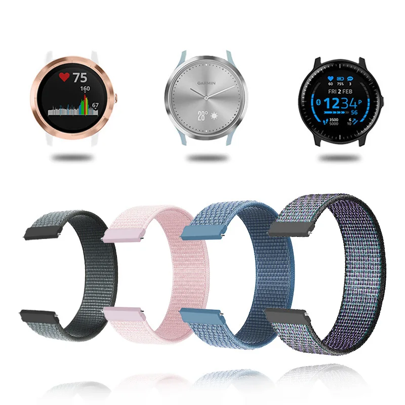 Versatile Nylon Loop Watch Strap - Adjustable Sizes