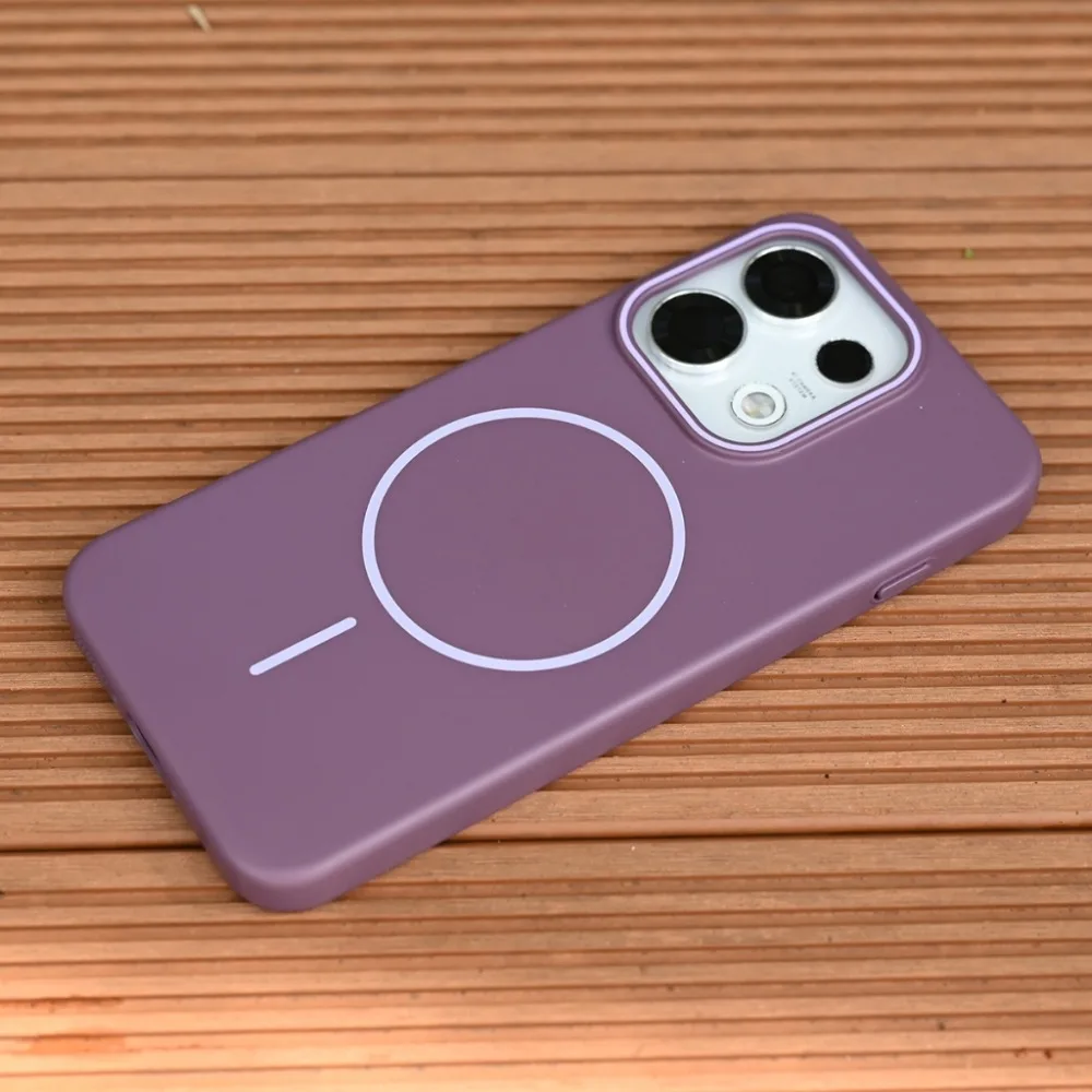 Stylish Magnetic Frosted Finish Skin-friendly Hard Case with Shockproof Protection