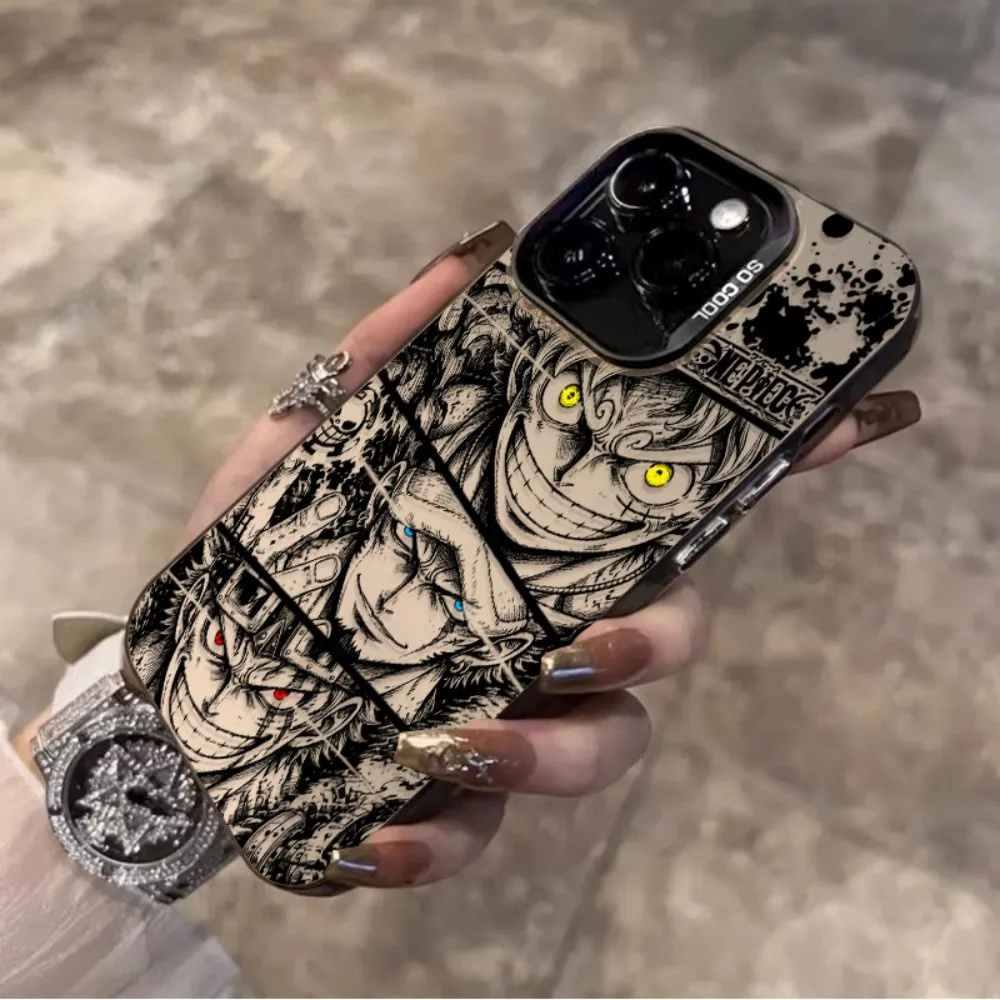 Premium Matte One Piece Character Phone Case with Anti-Fall Protection