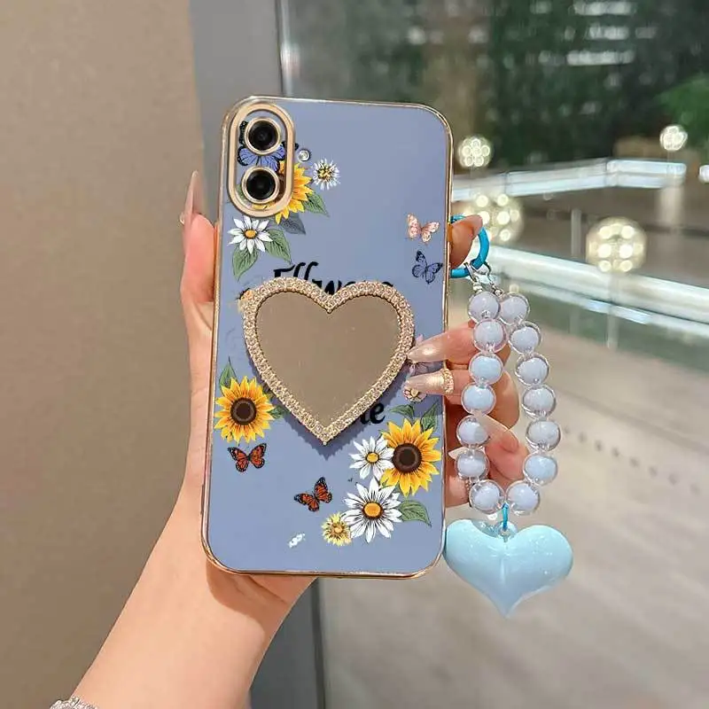 Butterflies Fluttering Phone Case Bundle with Lanyard and Stand