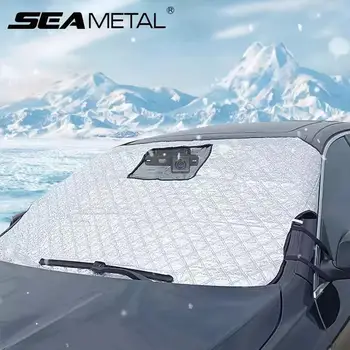 SEAMETAL Winter Car Snow Shield with Anti-Thief Design 1