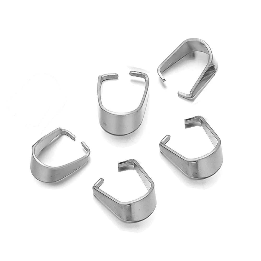 50 Stück Edelstahl-Clip-Verschlüsse, Anhänger-Schnalle, Haken, goldfarbene Verbinder für DIY handgefertigte Schmuckherstellung, Halsketten-Material – Detail 5