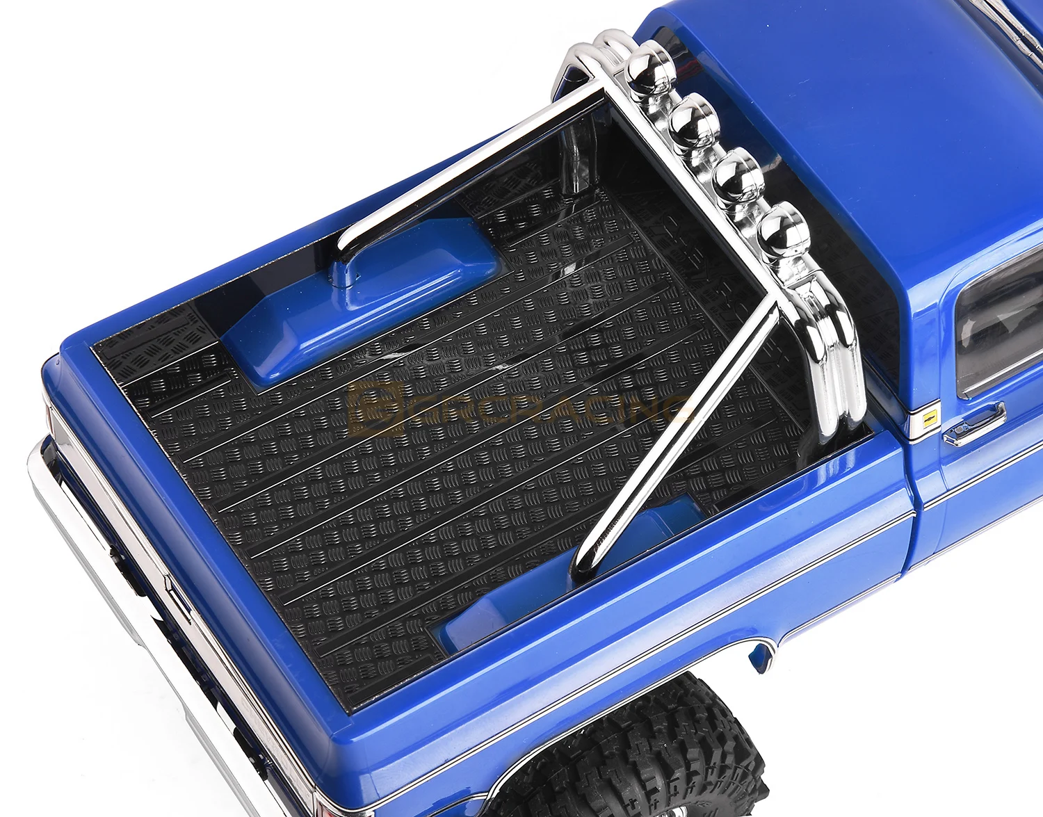 자동차 쉘 보호 시트, 1/18 RC 크롤러 자동차, Traxxas TRX4-M Chevrolet K10 용, 스테인레스 스틸 장식 시트, TRX4M 화물 상자
