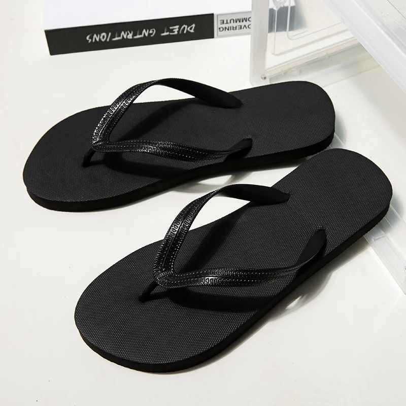 Casual Slippers for Men and Women Trend Lightweight Flip Flops Man New Fashion Holiday Comfortable Outdoor Beach Shoes Slippers — view 5