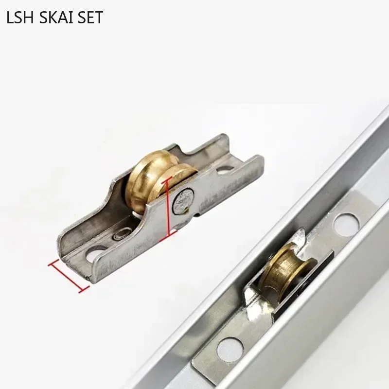 10pcs Gauze Window Track Roller Anti Mosquito Net Window Accessories Sliding Door Wheels Rollers Track Pulley Door Hardware