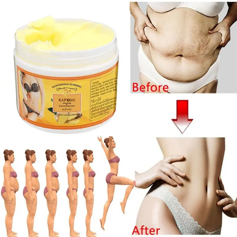 Fedt 50g Ingefær Forbrændende Cr Anti-cellulite Fedt Opstrammende Helkrops Slankende Vægttab Massering Ben Krop Talje_voghion.com
