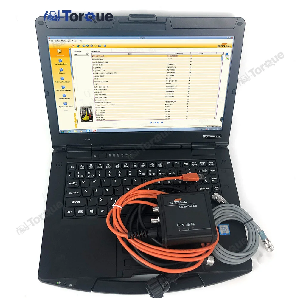 

For Still forklift CANBOX USB interface FOR Still STEDS software version CANBOX USB interface and CF54 laptop