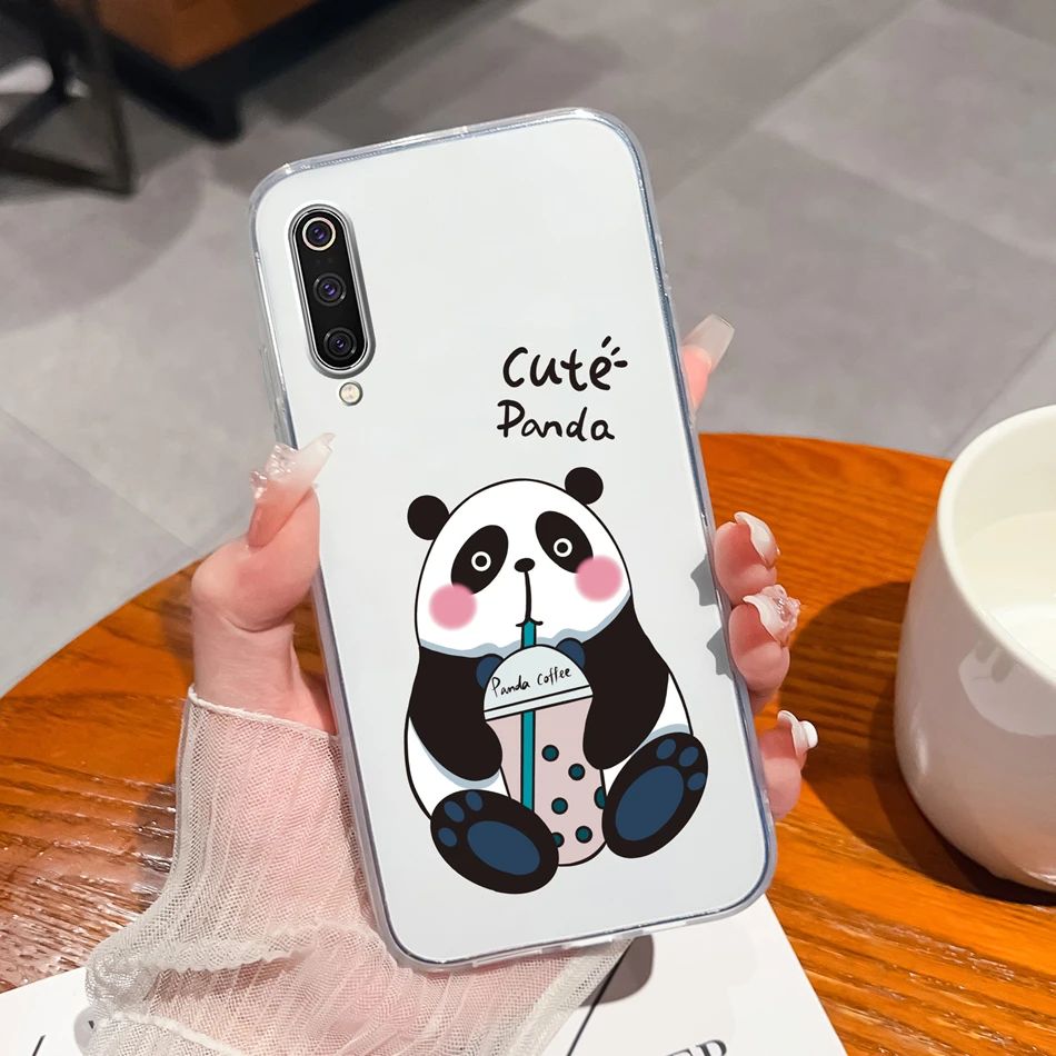 Gradient Color Clear Back Cover Soft Slim Phone Case Housing