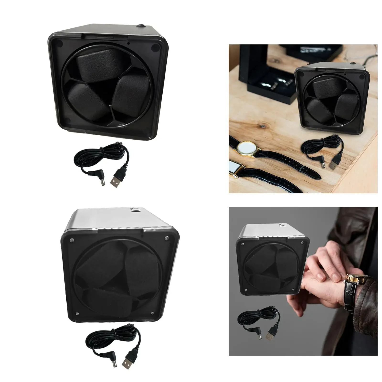 Vertical Winder Watch Box Automatic Rotator Silent Watch Winders Motor Men Mechanical Watches Display Organizer Boxes Accessory watch winder