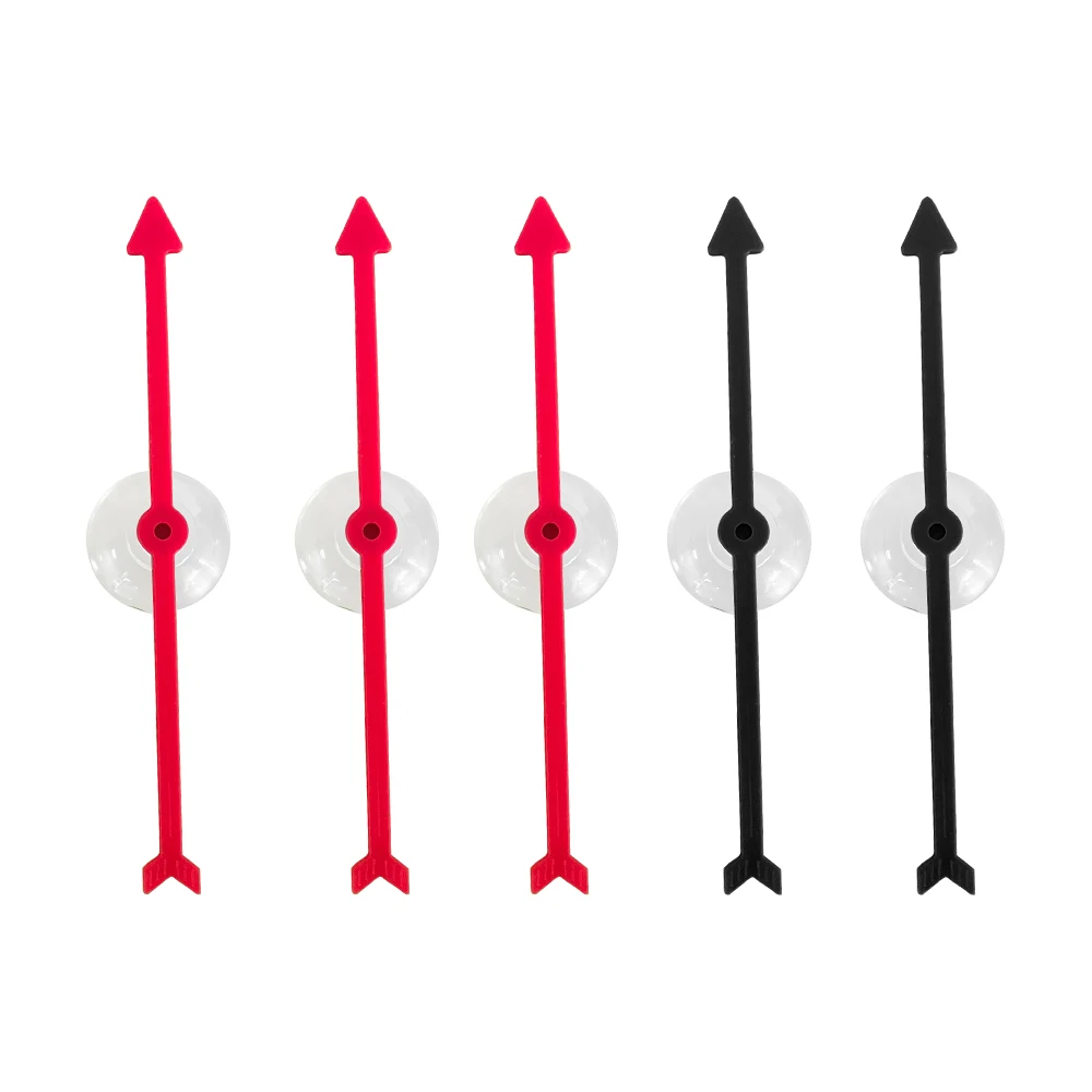 15 Flechas Giratorias De Plástico De 10 Cm Para Juegos De Mesa Y Manualidades, 5 Colores (Rojo, Negro, Azul, Verde, Amarillo)