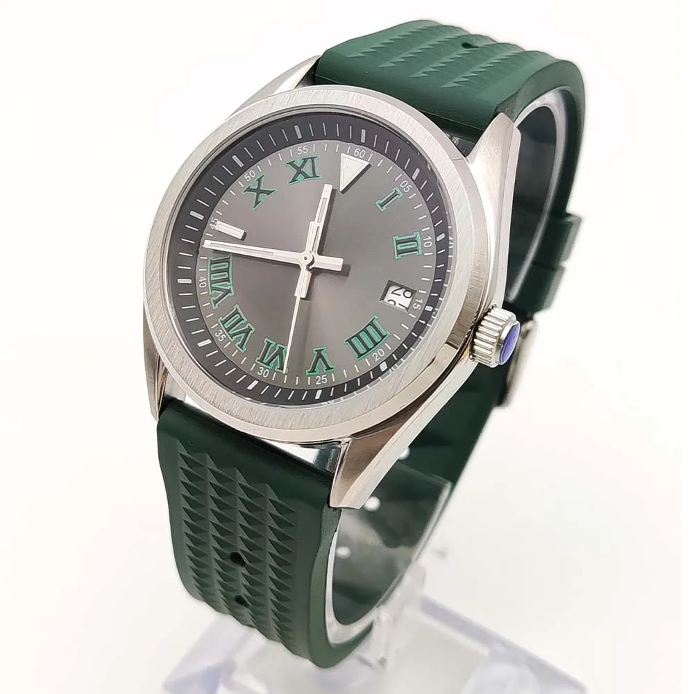 40mm Journal Mechanical Men's Watch Vintage Luxury Japanese NH35 Automatic Waterproof Men's Watch Clock