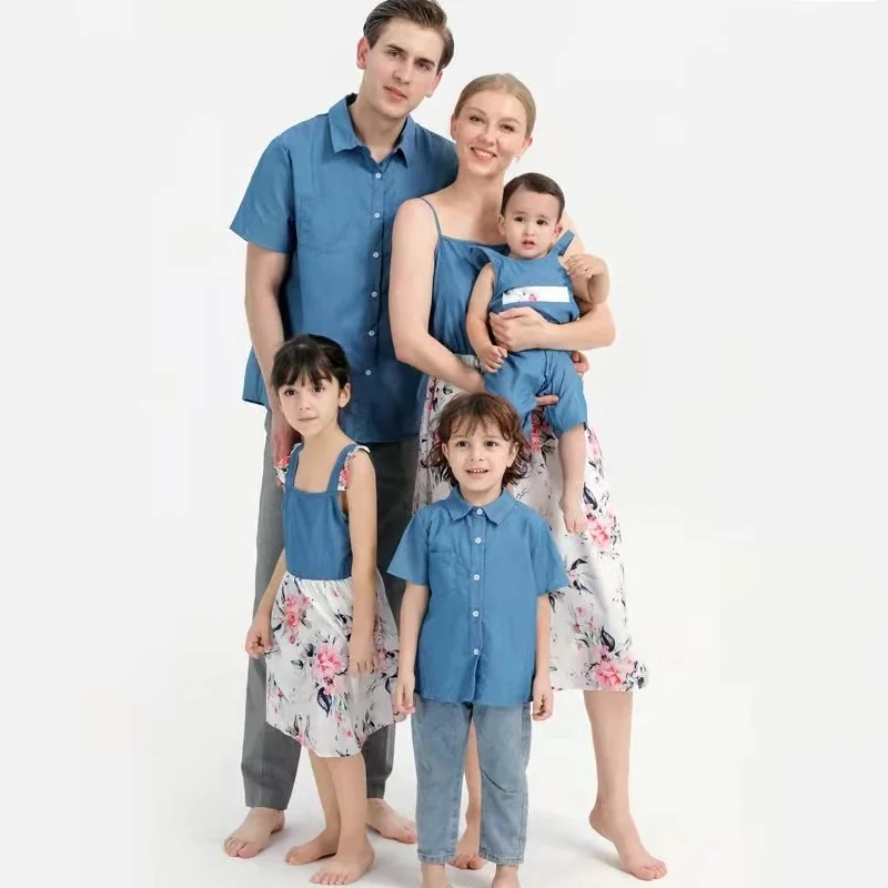 Tank Mother Daughter Dresses Flower Mom 
