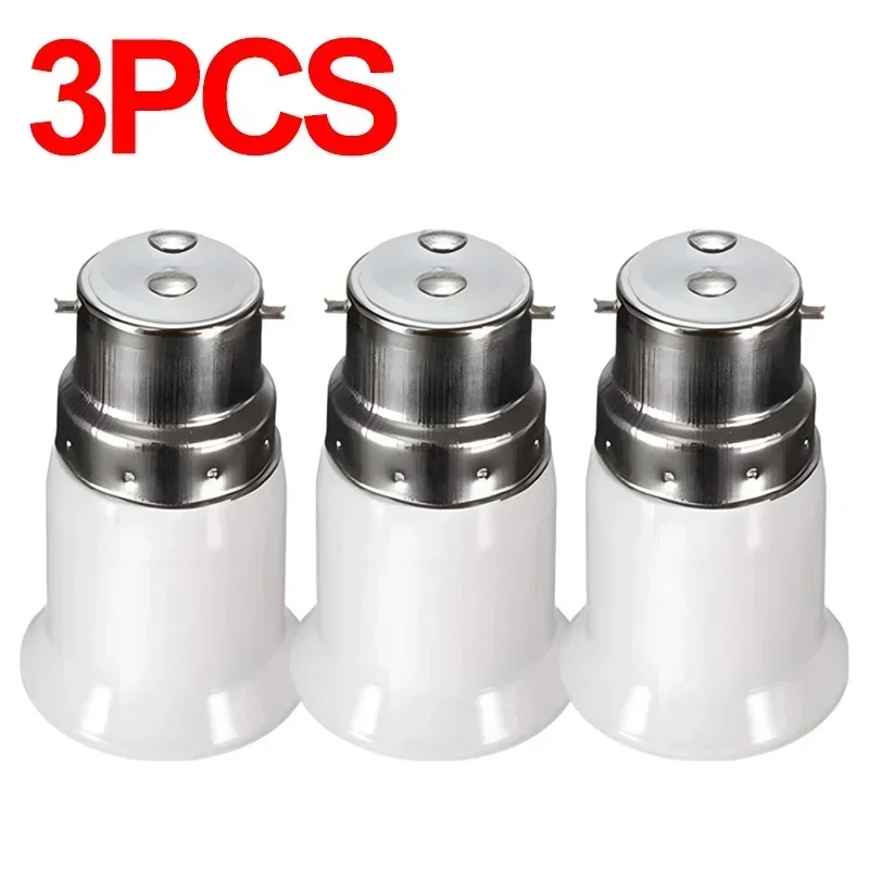 LED Lamp Adapter B22 to E27 Bulb Converter - Socket Base Conversion Holder