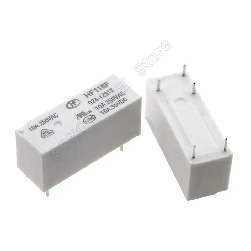 HF118F  , 5V, 12V, 24V, 48VDC, 5 , 10A, 1  C HF118F-005-1ZS1T HF118F-012-1ZS1T HF118F-024-1ZS1T,  , 10 /