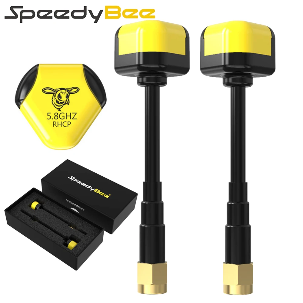 

1 шт./партия, антенна SpeedyBee fast Bee 5,8 ГГц дБи V2 RHCP FPV SMA/ UFL/ MMCX-L для FPV гоночного дрона