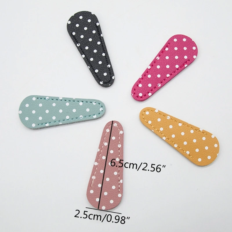 Polka Dot Scissors Protective Cover Barber Shears Holster Embroidery Snips Cover