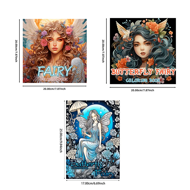1PC Adult Coloring Book adult coloring book with Animals Landscape Flowers Patterns Mushroom And Many More For Relaxation Paperback