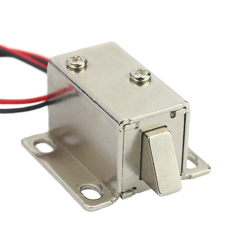 Electromagnetic Solenoid Lock DC6V 12V 24V MINI Electric Bolt Cabinet Draw Lock Release Assembly Solenoid Access Control