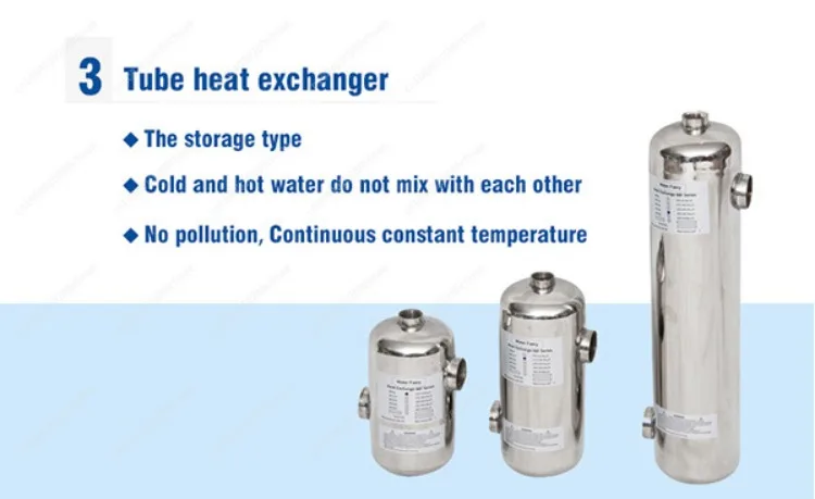 1PCS Hot Sale Swimming Pool Plate and Tube Stainless Steel Heat Exchanger