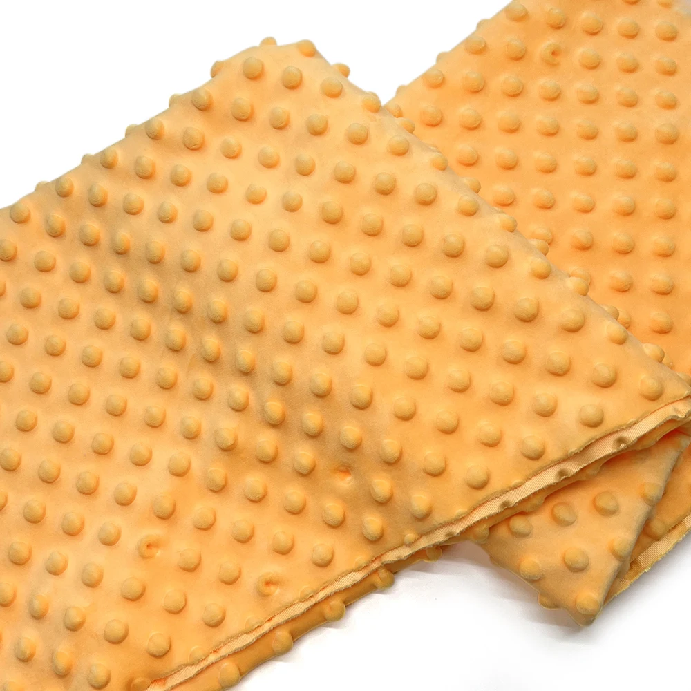 

150x100cm Minky Fabric Plush Dot Breathable Soft And Comfortable Can Soothe Babies And Divert Their Restless Attention