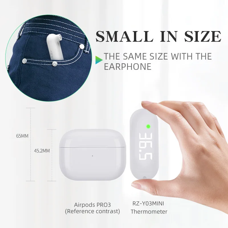 Forehead Thermometer Medical USB Rechargeable Digital Electronic Contactless Clinical Non-contact Body Temperature Kids