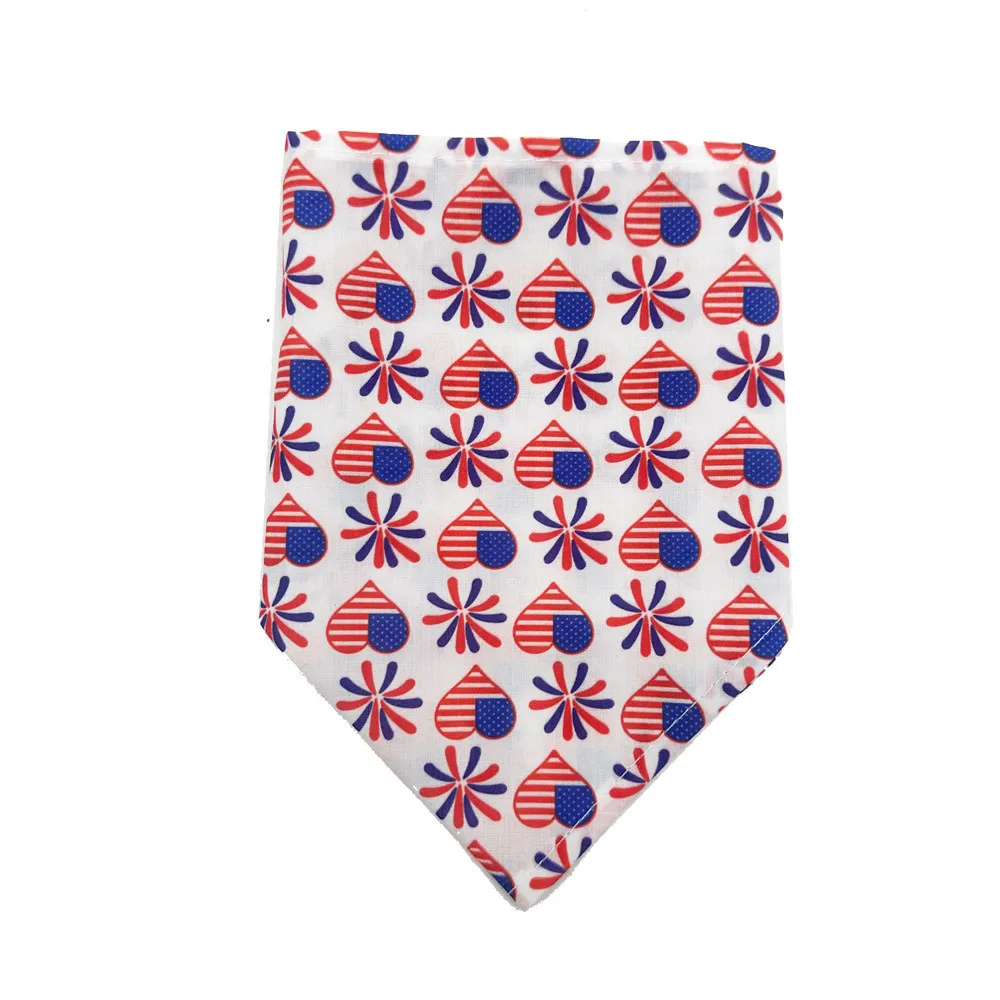 Title 14, 30/50pcs 4th of July Star Style Dog Bandana Pet...