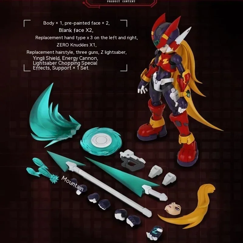 

Eastern Model Rockman Zero Mega Man Dwn 17cm Assembly Model With Bracket Action Toy Figures Kids Gift