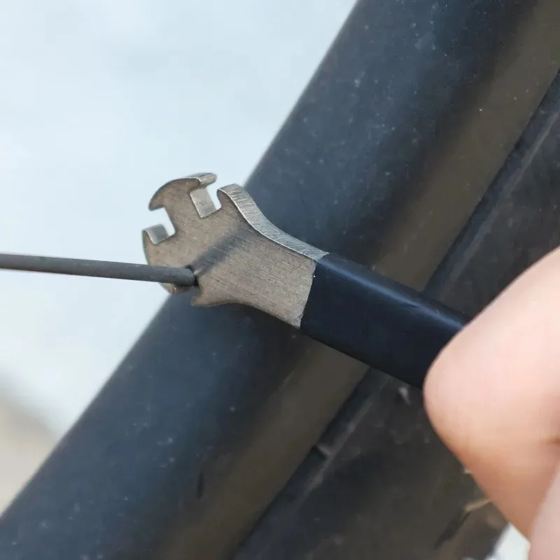 Professional Bike Spoke Wrench Tool  Stainless Steel Bicycle Wheel Repair Cycling Tool Kit for Bicycle/Motorcycle Spoke Adjuster