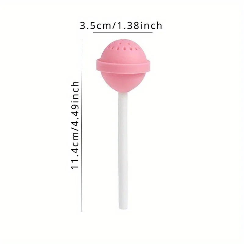 1pc Tea Maker Lollipop Tea Maker Reusable Creative Lollipop Tea Filter Strainer for Loose Leaf Tea Coffee Herbal Spice