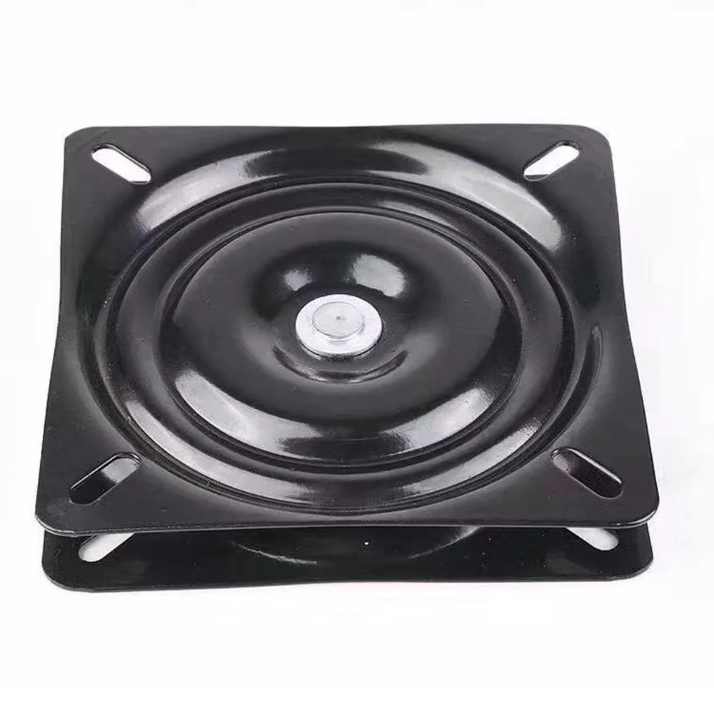 360&deg; Rotation Bar Stools Swivel Plate Universal Steel Sofa Chair Turntable Sturdy Easy Installation Rotating Base rotating turntable plate