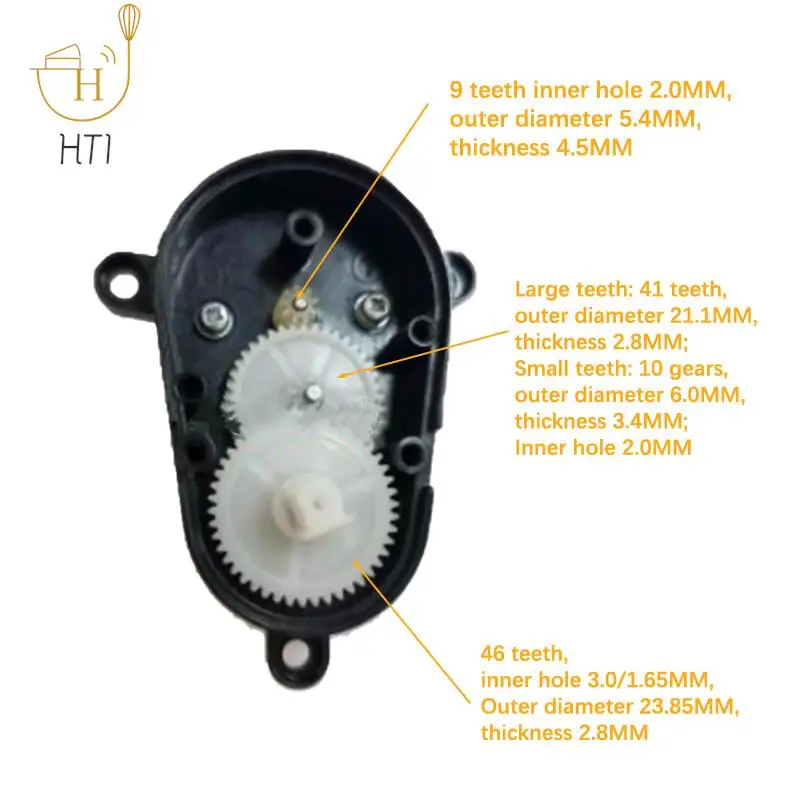 Robotic Vacuum Cleaner Parts Side Brush Gear Bag Motor Compatible With EUFY Robot Vac Gear Accessories motor gear transmission gear 3Pcs/Set