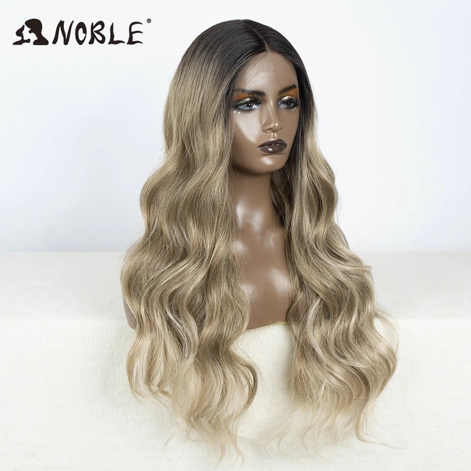 Lace Front Wig Womens Synthetic Wigs For Black Women 30 Inch