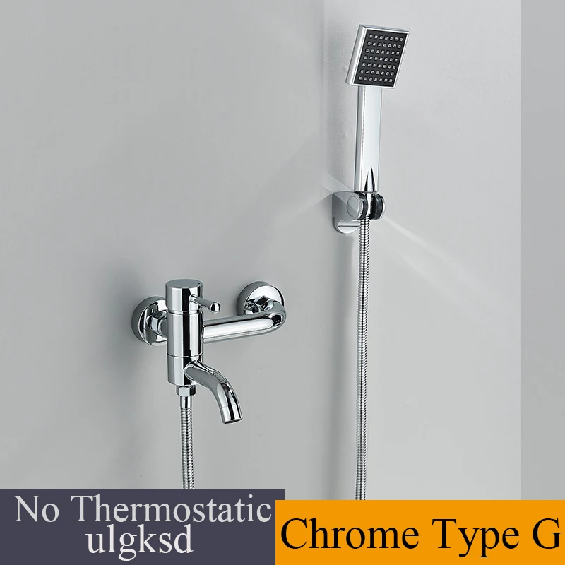 Simple Thermostatic Shower Faucet Bathroom Thermostatic Mixer Tap Hot And  Cold Bathroom Mixer Faucet Mixing Valve Bathtub Faucet - AliExpress