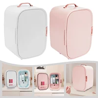 12л мини-холодильник для макияжа с охлаждением и подогревом, холодильник для хранения косметики, маска для напитков, сохраняет свежесть, охладитель для домашнего автомобиля, двойного назначения