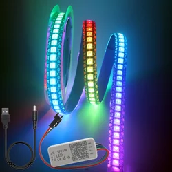 RGB Individually Addressable LED Light Kit with USB Bluetooth Controller (IP67 Waterproof)