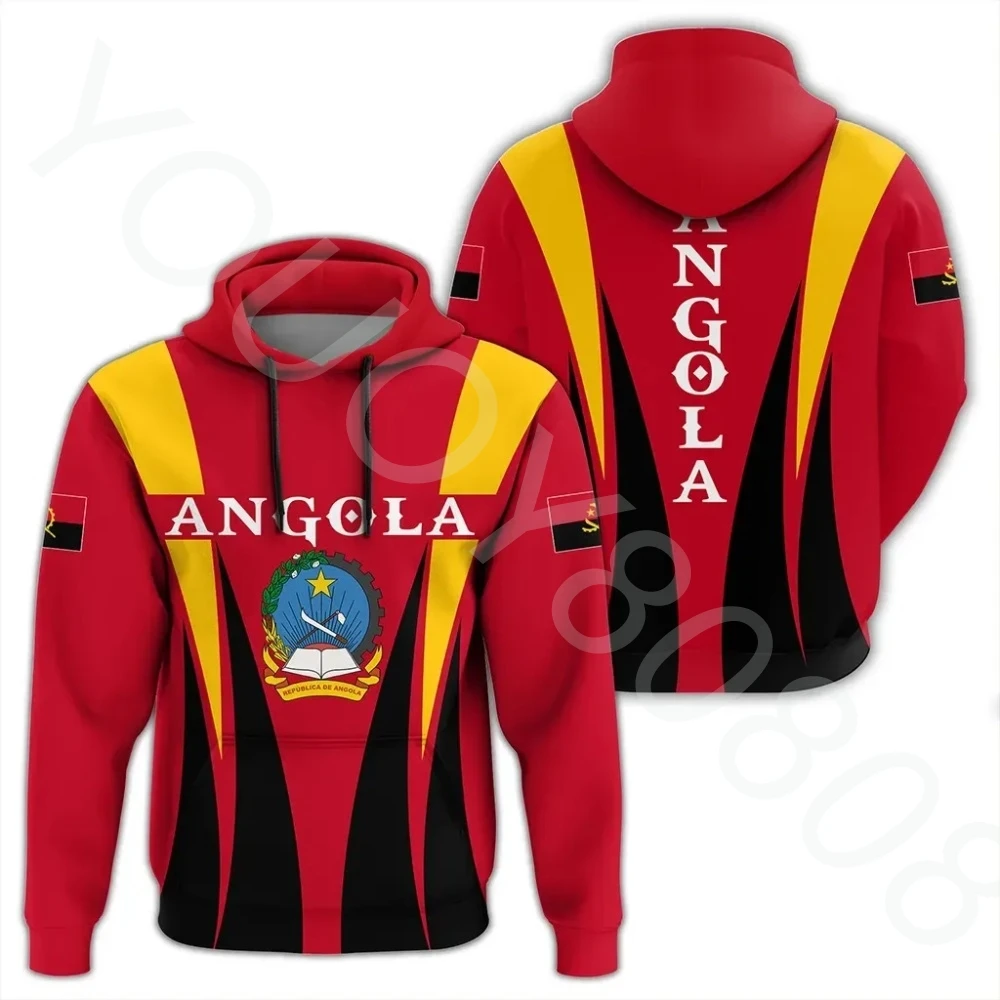 

African Region Flag Casual Hoodie Men's Vintage Sweatshirt Harajuku Sweatshirt Street Print Angora Hoodie - Apex Style