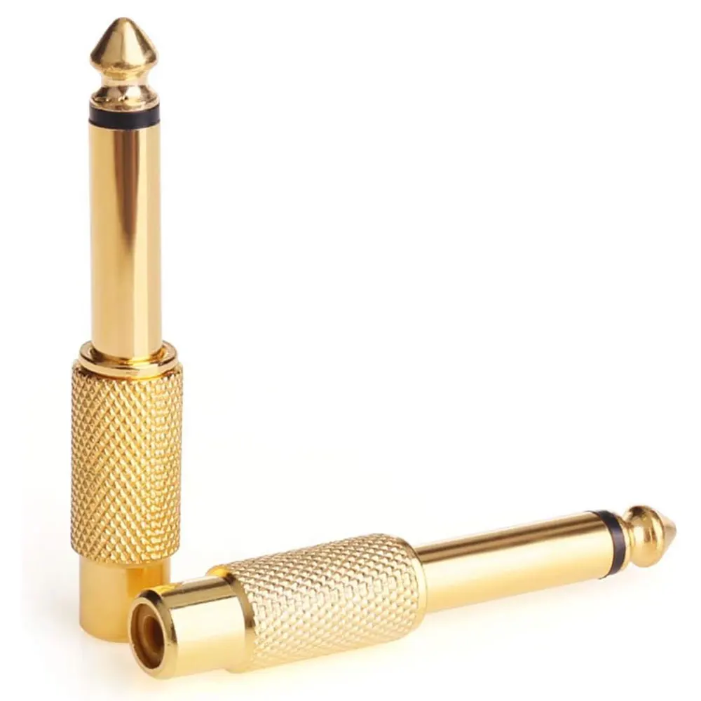 ݵ RCA-1/4  RCA -6.35mm 1/4 ġ   TS ȣ    ȯ ÷, 4 