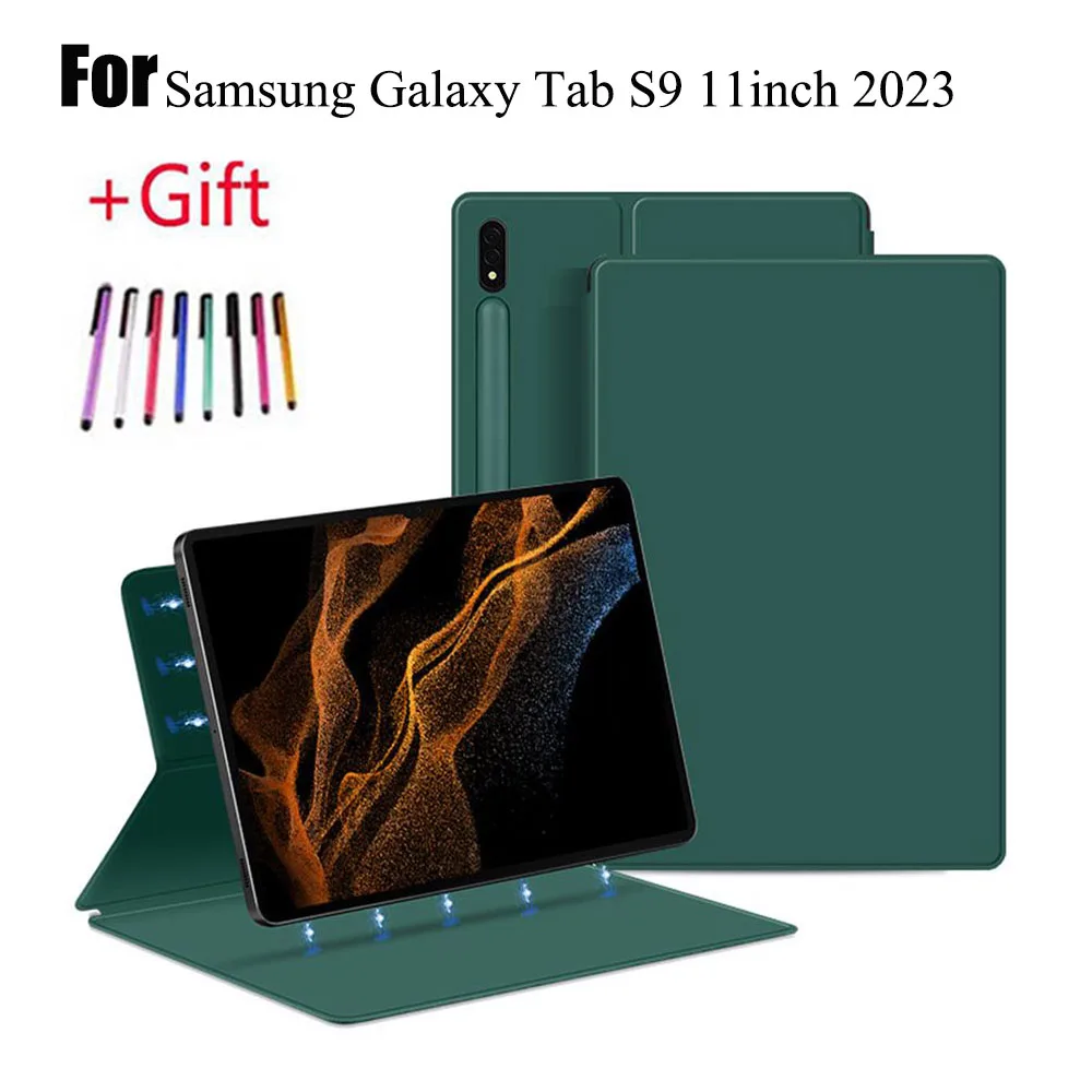 Custodia Per Samsung Galaxy Tab S9 11 Pollici 2023 Shell Cover Per Tablet Sm-X710 Sm-X716B Sm-X718U 11 "Cover Magnetica Intelligente
