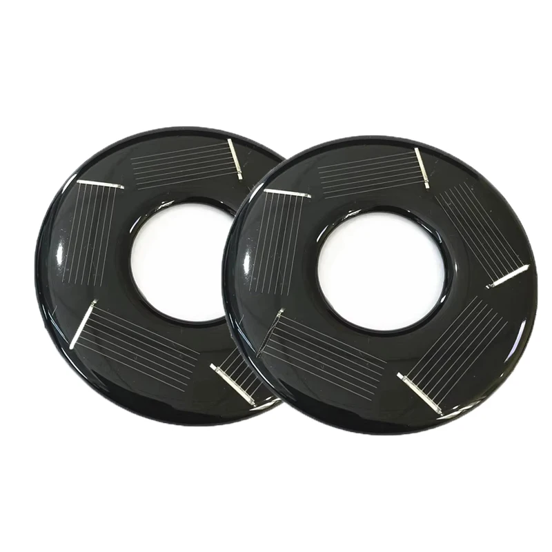 Energia solare 2.5V 80mA fai da te Mini Mono modulo cella solare cerchio pannello solare rotondo pannello epossidico - immagine 5