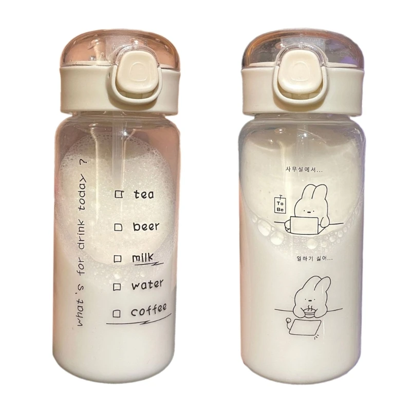 

Convenient Plastic Bounce Straw Cup Durable Drinking Water Cups Easy to Clean Milk Cups Suitable for Outdoor Activities