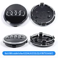 4Pcs Black - 61mm