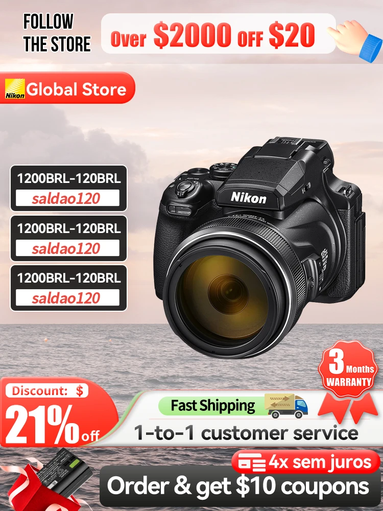 Nikon Cameras Coolpix P1000 Easily Photograph Craters Optical Zoom