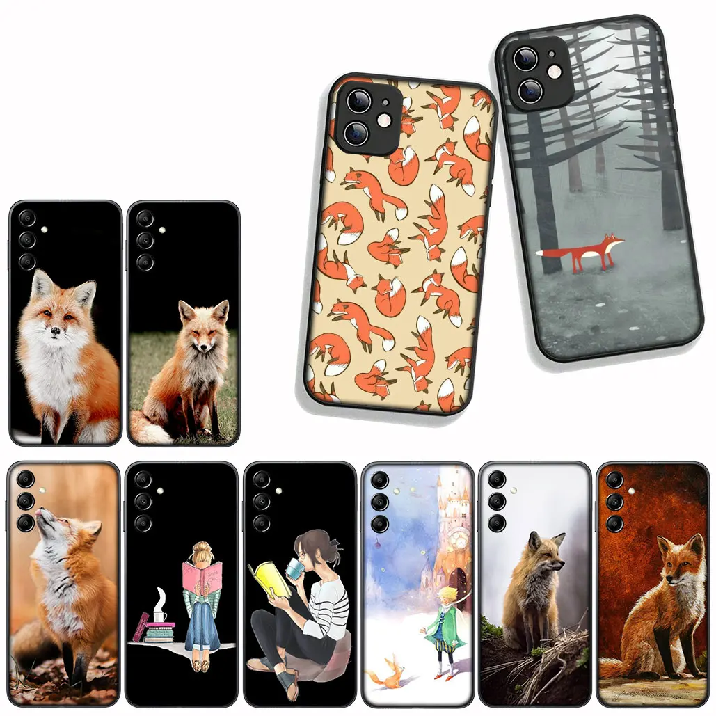 Anime Fox Funny Cute Phone Cover Case