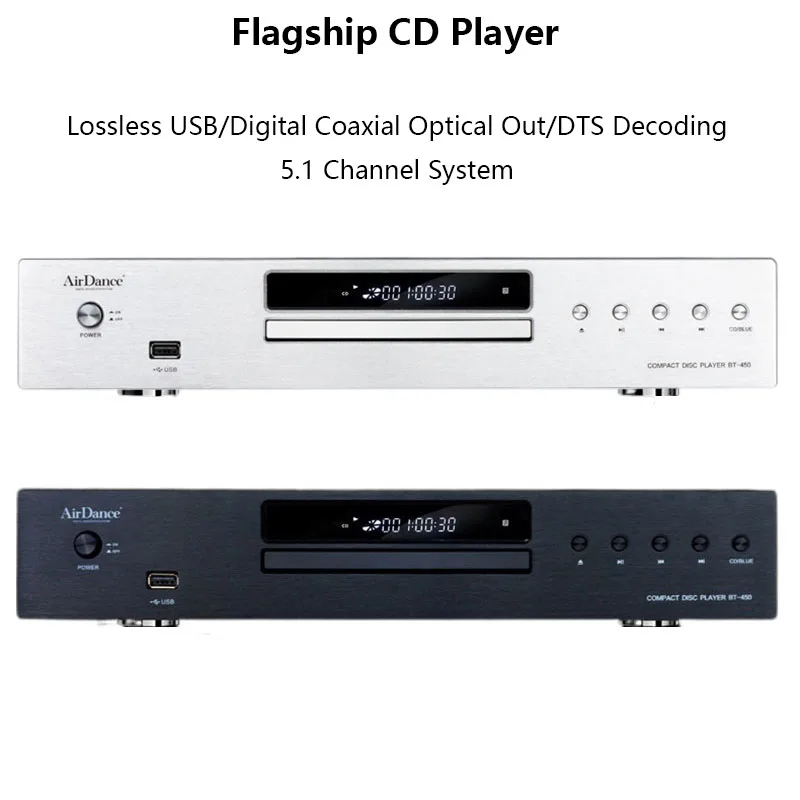 Portable CD Player Flagship SD7402 OPA2604 Chip Architecture APTX Bluetooth 5.0 HD Lossless CD Player DTS Decoding DSP Audio USB Playback