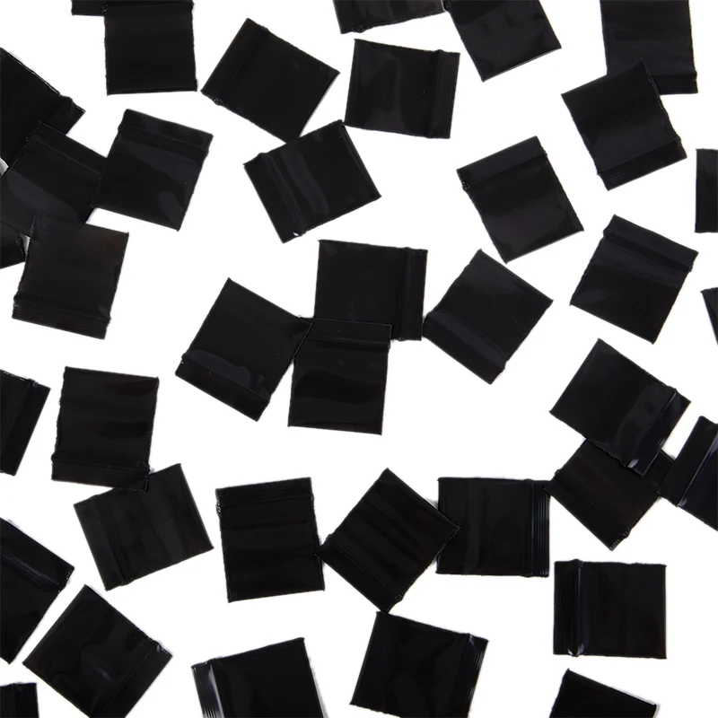 100 Stück/Set mehrfarbige Kunststoff verpackungs beutel Druck verschluss beutel neue Mini-Multifunktion reiß verschluss – Detail 13