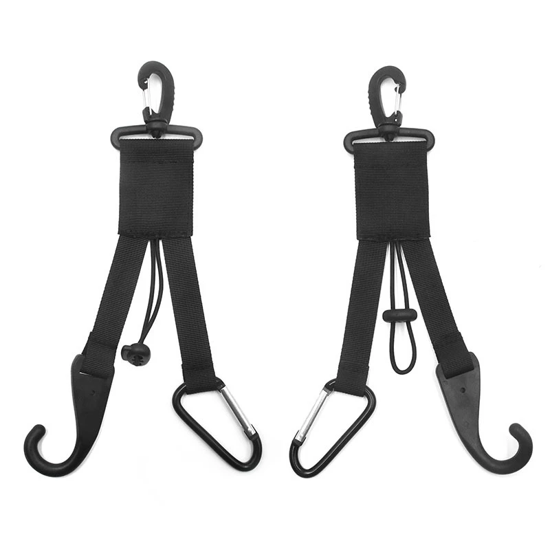 

2PCS Helmet Hook Ribbon Buckle Strap Baseball Glove Clip Softball Portable Rope Buckle