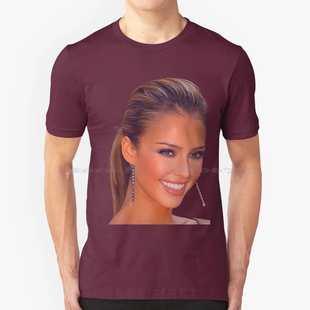 

Футболка Alba из 100% хлопка, футболка с принтом Уоррена, американской киносъемки Alba, красивая Alba, великолепная фотография Alba Pretty Alba